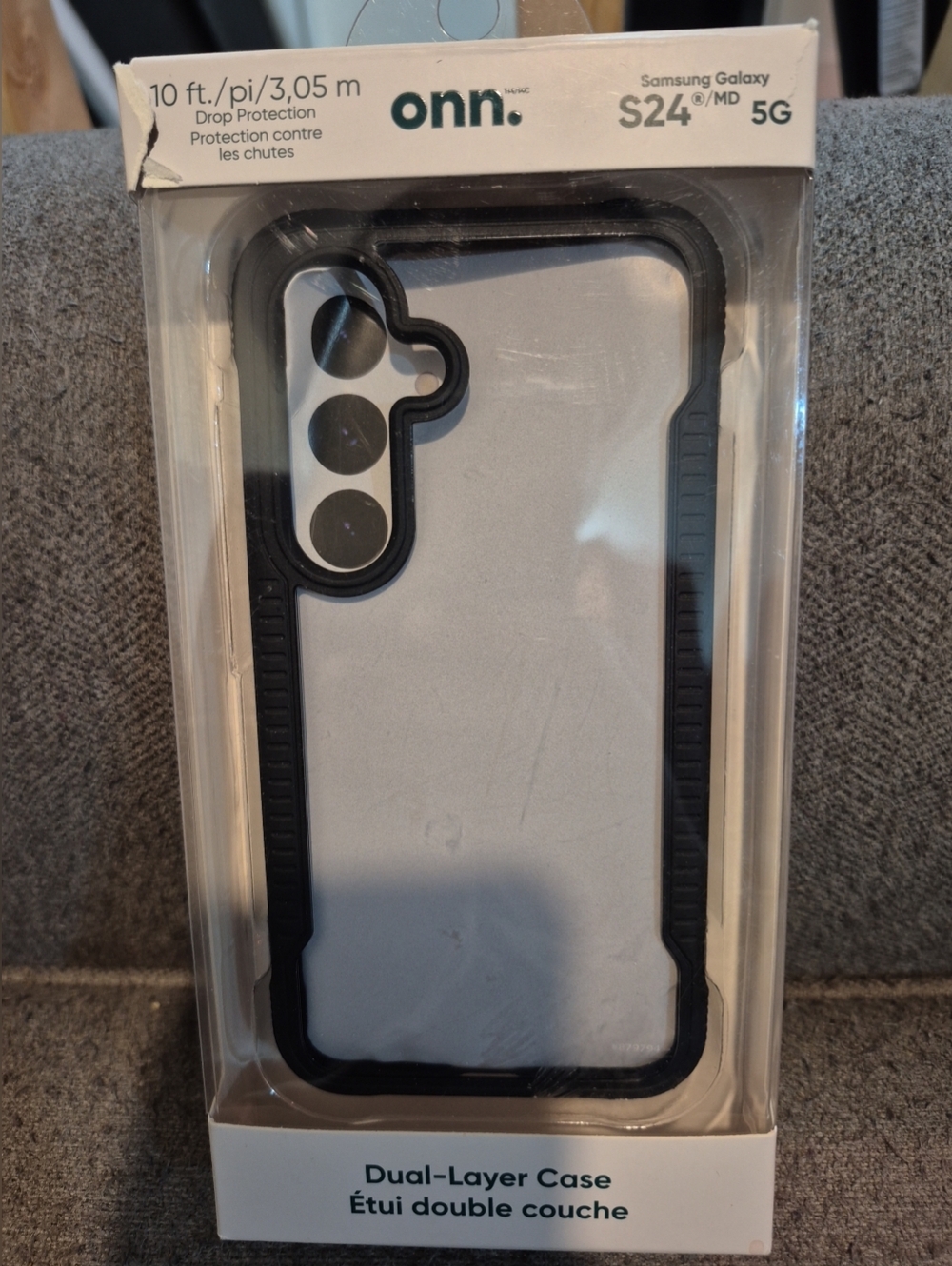 Onn Dual-Layer Samsung Galaxy S24+ / S24 MD 5G Case. Drop Testes To 10ft. NEW